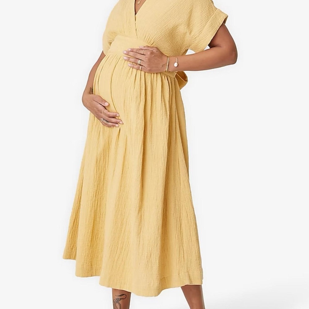 Yellow Hatch Carolina Maternity Dress